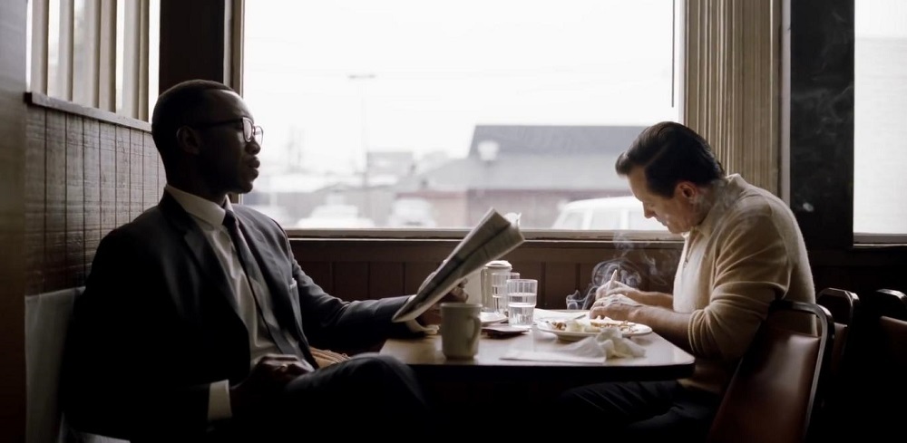 ویگو مورتنسن و ماهرشالا علی در فیلم «کتاب سبز» (Green Book)